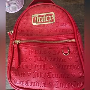 Juicy Couture mini backpack / Red